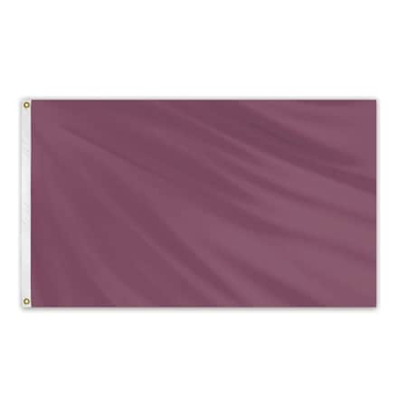 Global Flags Unlimited Solid Color Outdoor Nylon Flag 3' x 5' - Maroon 204653